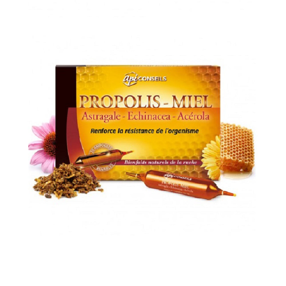 Apiconseil Propolis Miel 20Amp*10ml