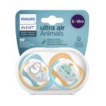 Avent Sucettes Ortho 6-18m Boy Scf080/07 peng/Turt