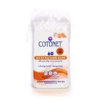 Cotonet Coton Maxi Carres Bebe 60pcs