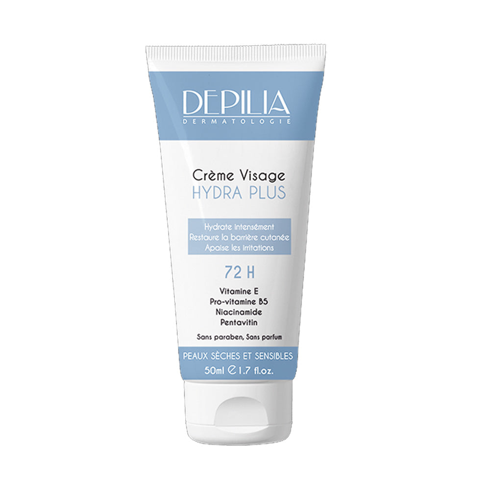 Depilia Crème Visage Hydratante Plus 50 ml