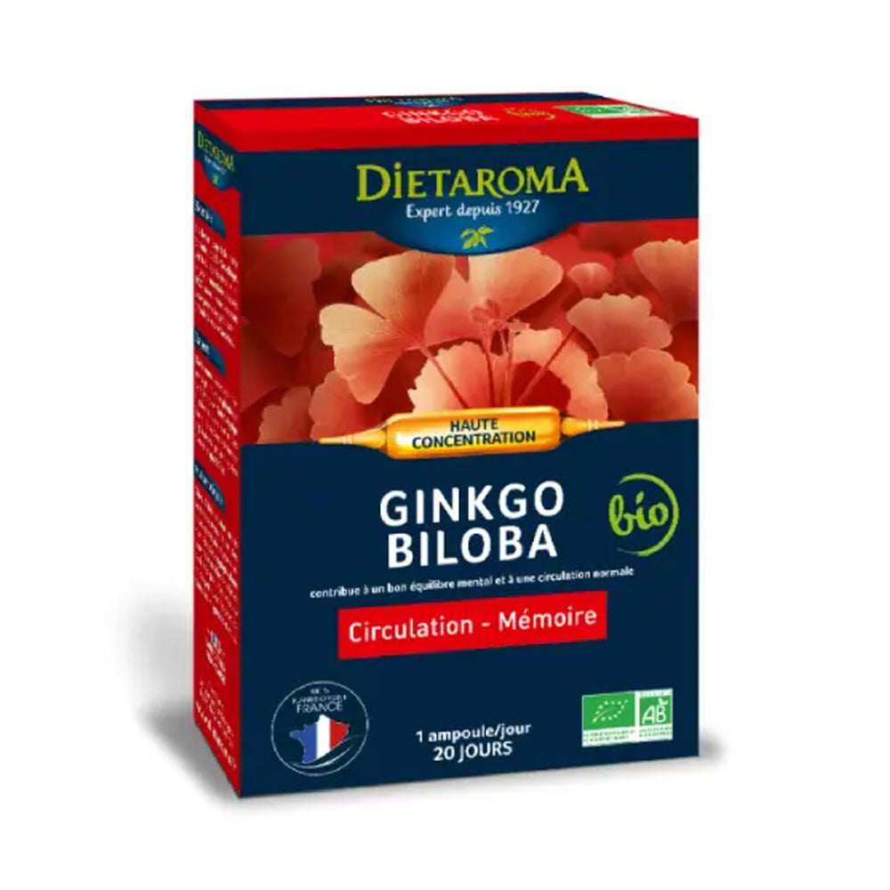 Dietaroma Ginkgo Biloba 20 Ampoules *10ml