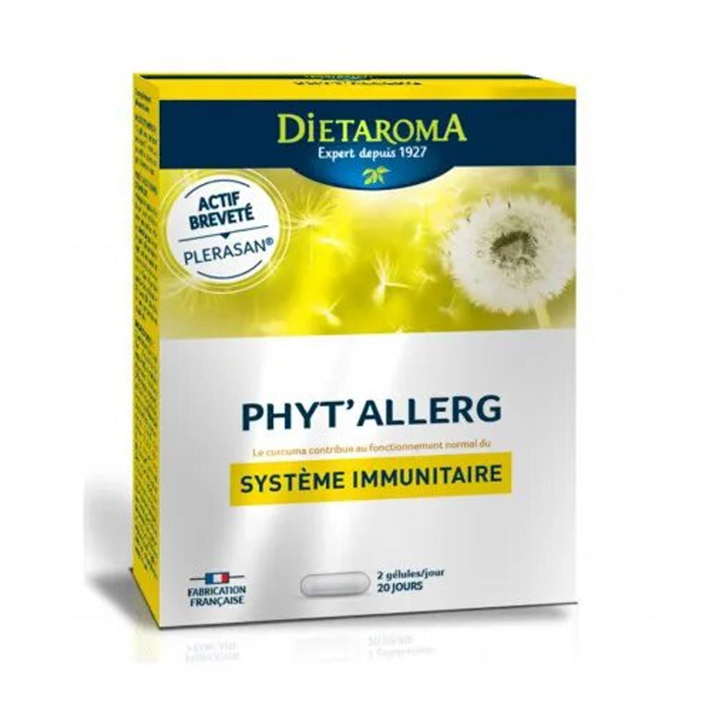 Dietaroma Phyt'allerg Système Immunitaire 40 Gélules Dietaroma Phyt'allerg Système Immunitaire 40 Gélules