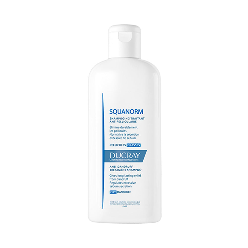 Ducray SQUANORM Shampooing Traitant Antipelliculaire - Pellicules grasses 200ml