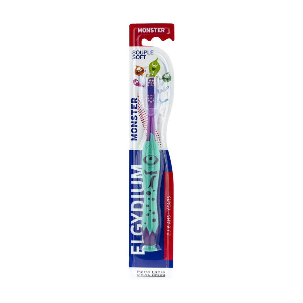 ELGYDIUM Kids Monster 2/6 ans brosse à dents enfant ELGYDIUM Kids Monster 2/6 ans brosse à dents enfant