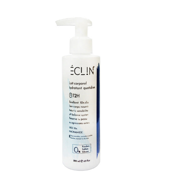 Eclin Lait Corporel Hydratant Quotidien 72h 200ml