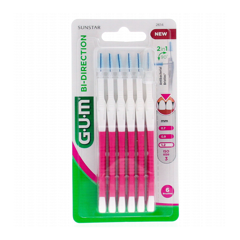 Gum PROXABRUSH Brossette Fine 1,2mm (2614) Gum PROXABRUSH Brossette Fine 1,2mm (2614)