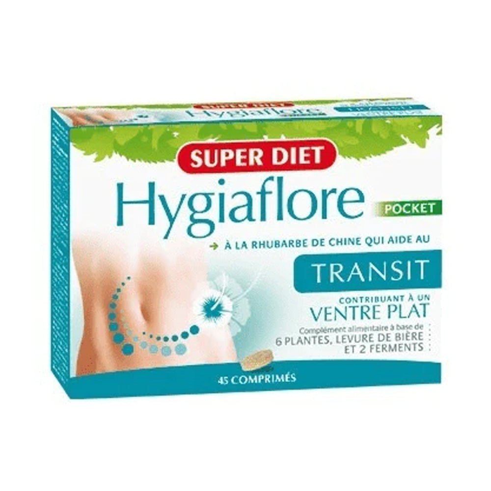 Hygiaflore Transit Ventre Plat Pocket Super Diet 45 Comprimés