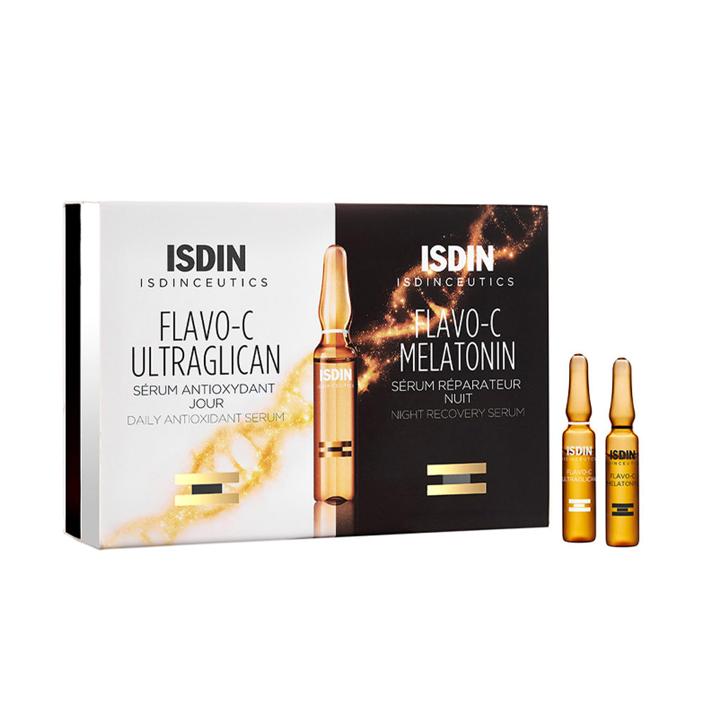 ISDIN Isdinceutics Flavo-C Sérum Jour Et Nuit 2+2 Ampoules ISDIN Isdinceutics Flavo-C Sérum Jour Et Nuit 2+2 Ampoules