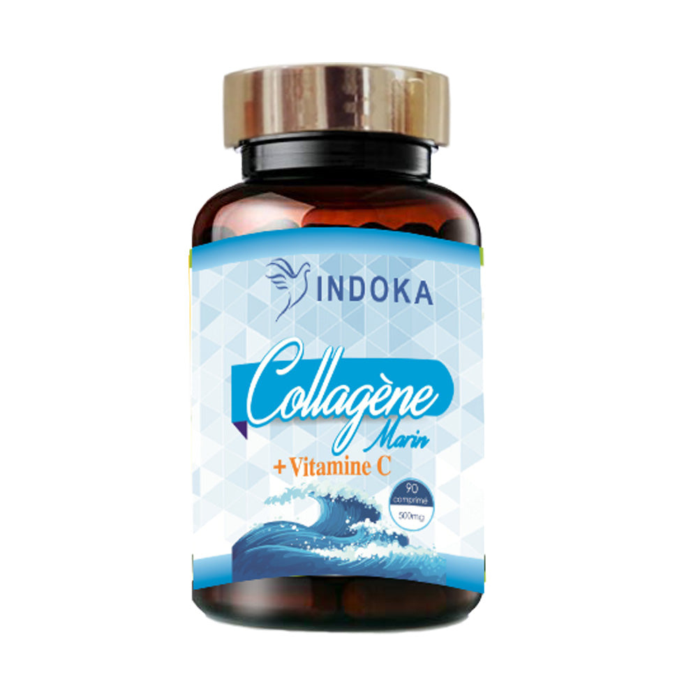 Indoka Collagene Marin Skin Fort 42g 90 Gélules Indoka Collagene Marin Skin Fort 42g 90 Gélules