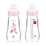 MAM Biberon Verre 2+m 260 ml Forest - Biberon En Verre