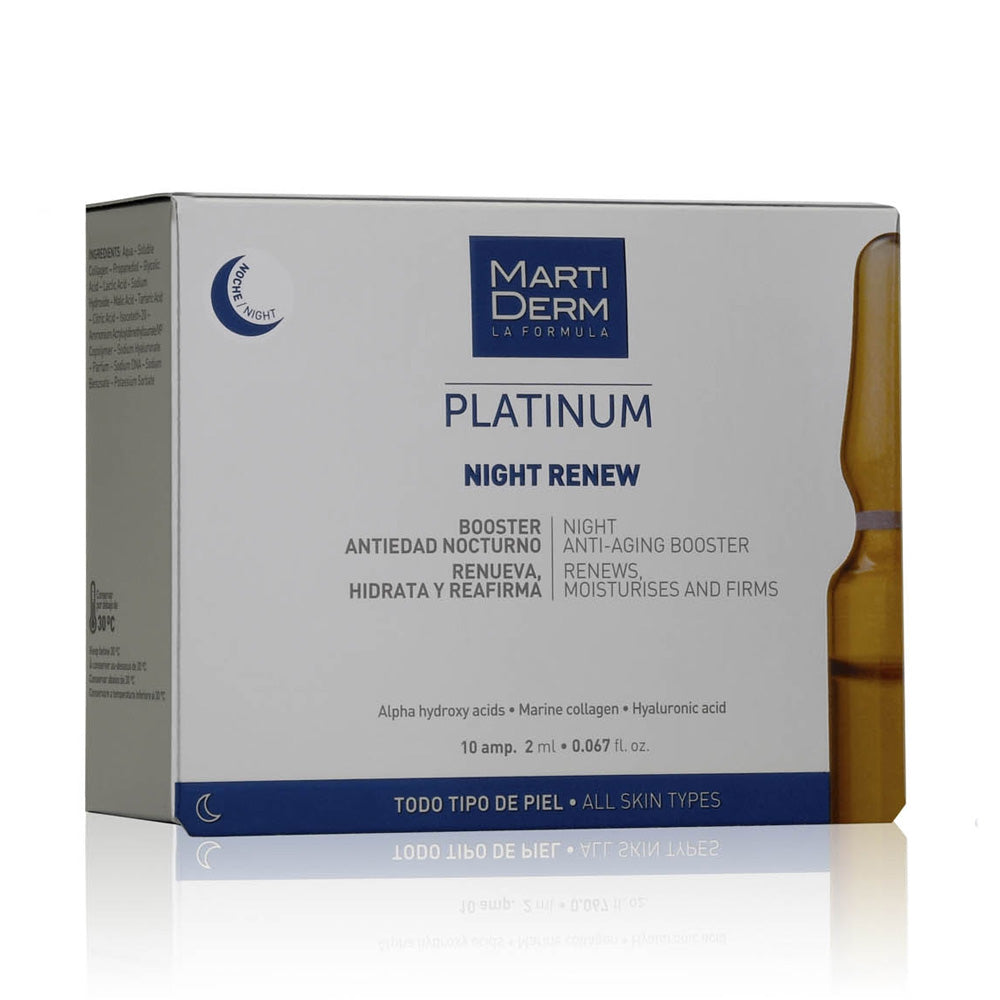 Martiderm Platinum Night Renew 10 Ampoules