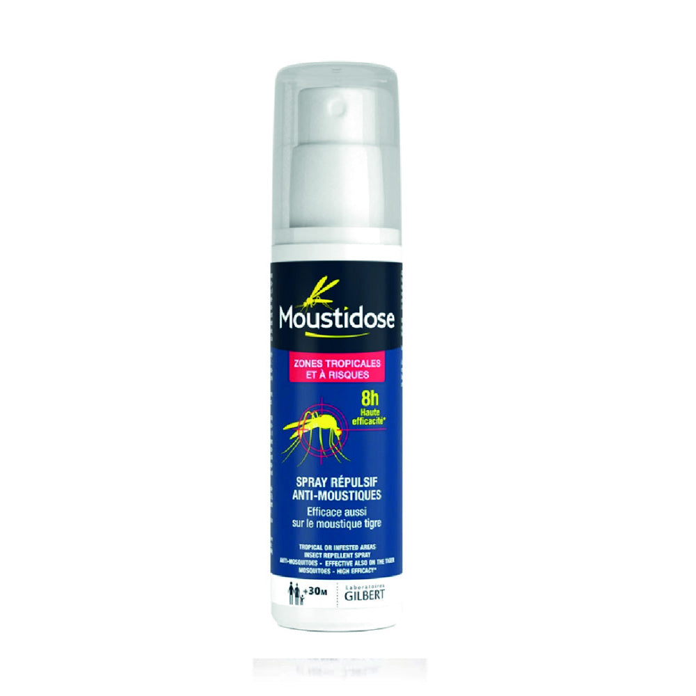 Moustidose Spray Répulsif Adultes Et Enfants 125ml Moustidose Spray Répulsif Adultes Et Enfants 125ml