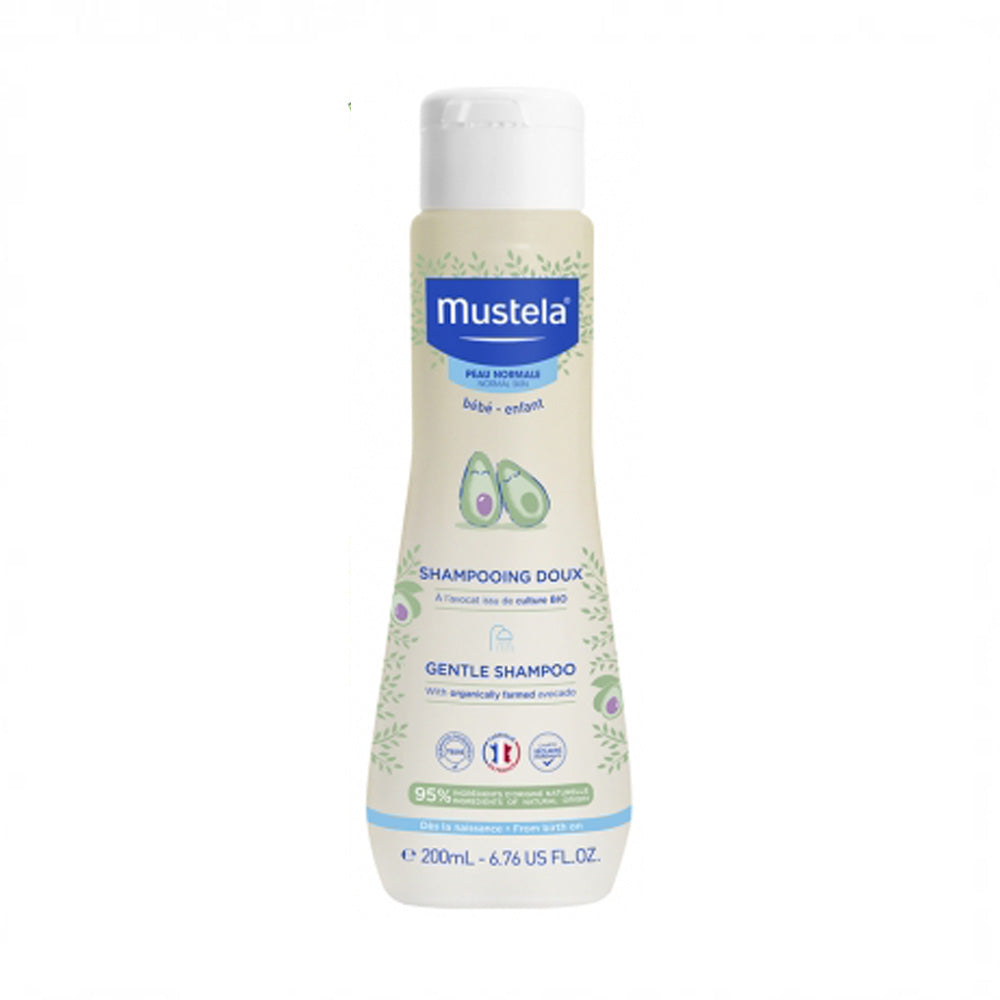 Mustela Shampoing doux bébé à l'avocat Bio 200ml Mustela Shampoing doux bébé à l'avocat Bio 200ml