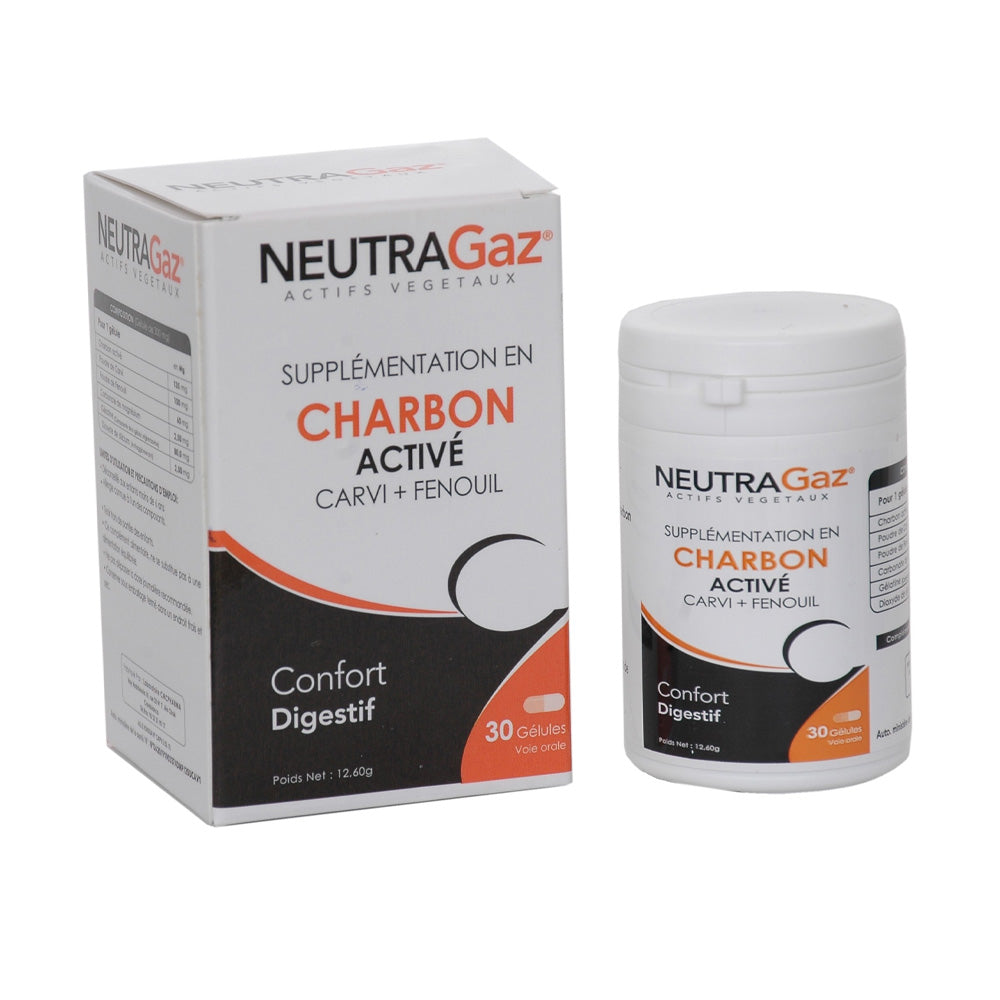 Neutragaz Charbon Active 30gelules Neutragaz Charbon Active 30gelules