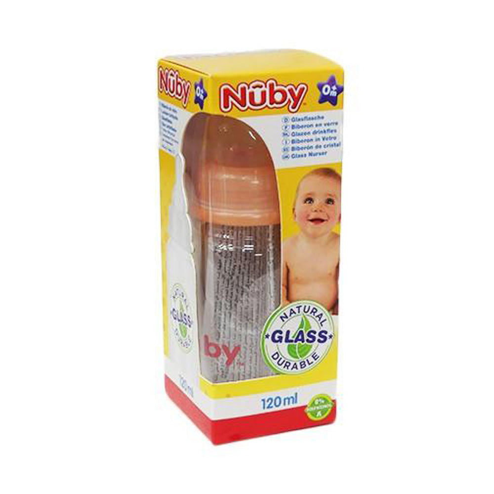 Nuby Biberon Verre Standard 120 Ml+0 Mois ID1178
