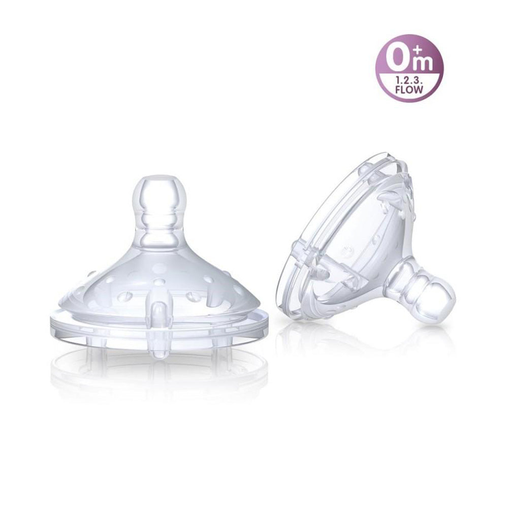 Nuby Tétine De Remplacement SoftFlex Débit Lent 0+ Mois 2 Pièces ID0018 Nuby Tétine De Remplacement SoftFlex Débit Lent 0+ Mois 2 Pièces ID0018
