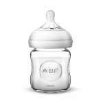 Philips AVENT Biberon En Verre Natural 120ml +0m scf051/17