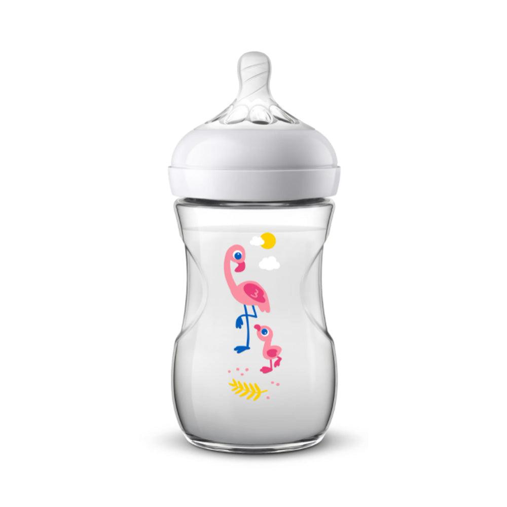 Philips AVENT Biberon Naturel Flaming 260ml +1m Scf070/21