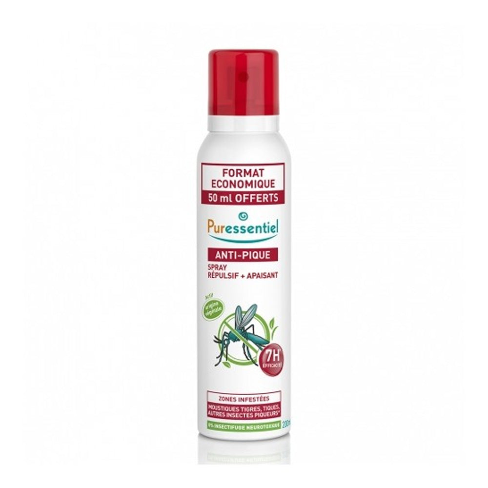 Puressentiel Anti-Pique Spray Répulsif Et Apaisant 7h Efficacité Zones Infestées Puressentiel Anti-Pique Spray Répulsif Et Apaisant 7h Efficacité Zones Infestées