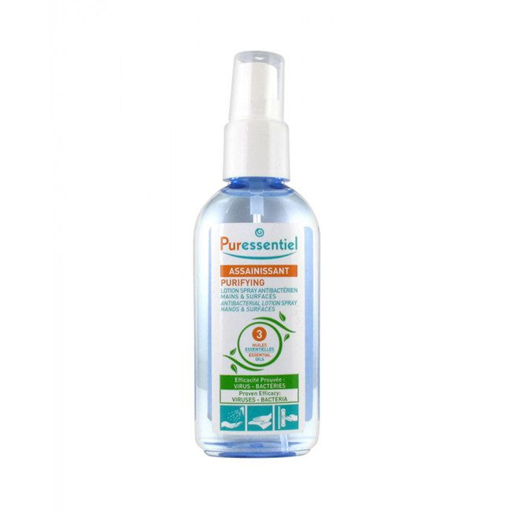 Puressentiel Assainissant Lotion Spray Antibactérien Mains Et Surfaces 80ml Puressentiel Assainissant Lotion Spray Antibactérien Mains Et Surfaces 80ml
