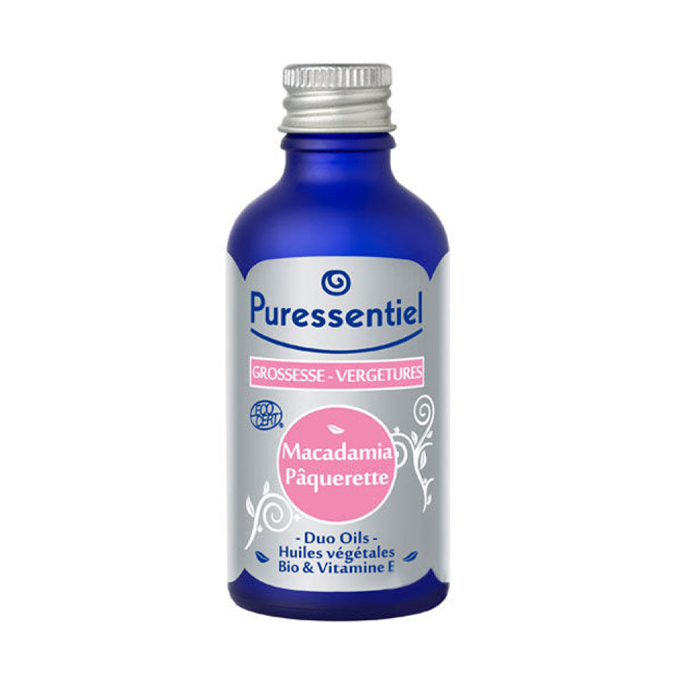 Puressentiel Duo-Oils huile végétale grossesse vergeture 50ml