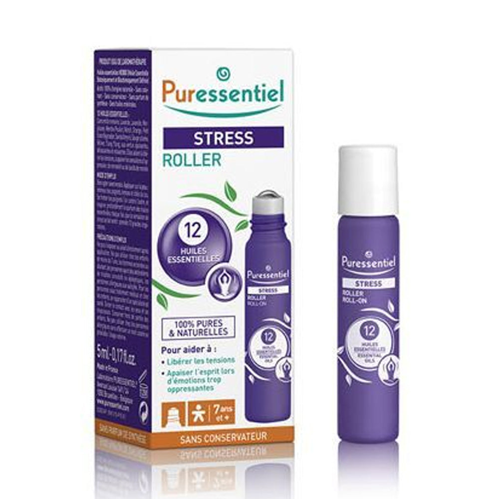 Puressentiel Roller Stress aux 12 Huiles Essentielles 5ml Puressentiel Roller Stress aux 12 Huiles Essentielles 5ml