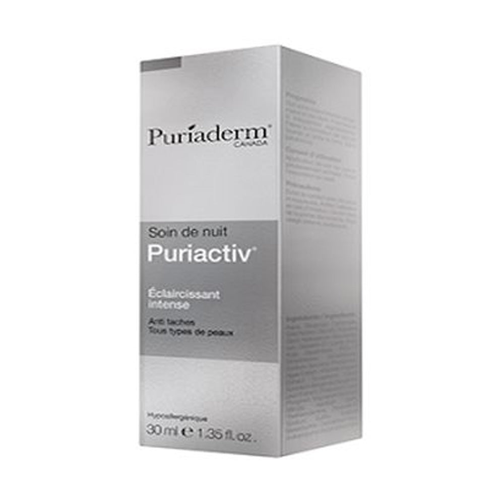 Puriaderm Puriactiv Eclaircissant Soin Nuit 30ml Puriaderm Puriactiv Eclaircissant Soin Nuit 30ml