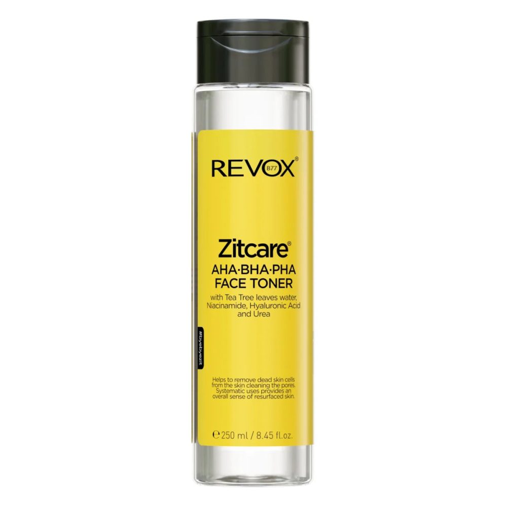 Revox Zitcare AHA.BHA.PHA TONER Actif Visage – 250ml Revox Zitcare AHA.BHA.PHA TONER Actif Visage – 250ml