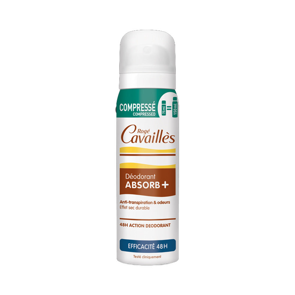 Rogé Cavaillés Spray Compressé Déo Absorb+ Efficacité 48h 75ml Rogé Cavaillés Spray Compressé Déo Absorb+ Efficacité 48h 75ml