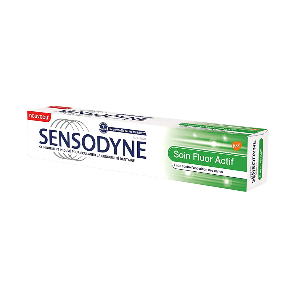 Sensodyne Dentifrice Soin Fluor Actif 75ml Sensodyne Dentifrice Soin Fluor Actif 75ml
