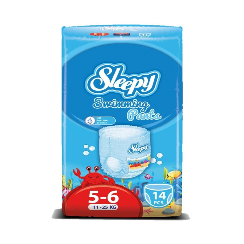 Sleepy Natural Swimming Bambou Eco juniors XL Taille 5-6 14 Unités Sleepy Natural Swimming Bambou Eco juniors XL Taille 5-6 14 Unités