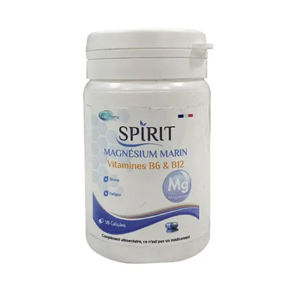 Spirit Magnesium Marin Vitamine B6 Et B12 30 Gélules