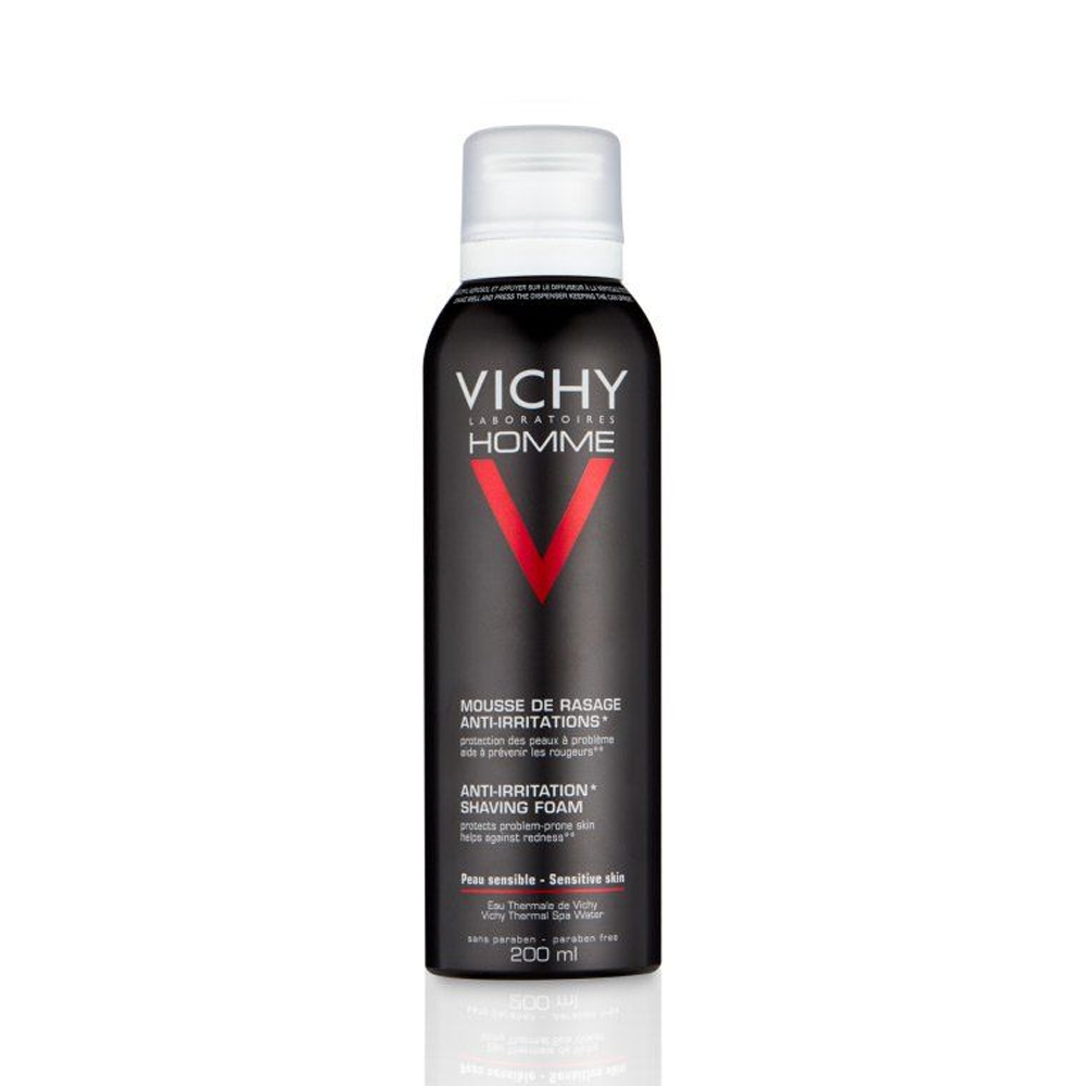 Vichy Homme Mousse À Raser Anti-Irritations 200ml Vichy Homme Mousse À Raser Anti-Irritations 200ml
