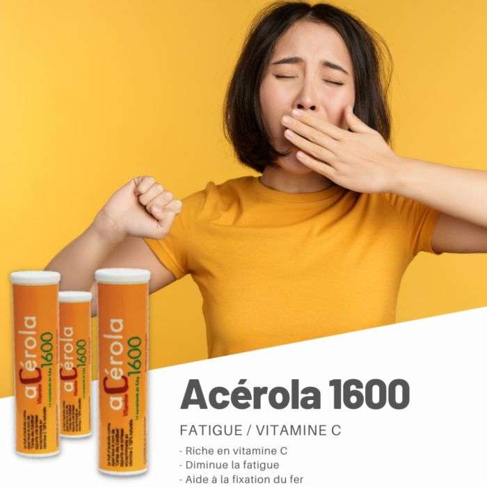 Fenioux acérola 1600 energie Végétales Comprimés Fenioux acérola 1600 energie Végétales Comprimés