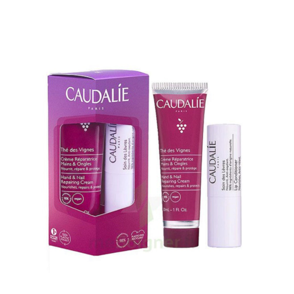 Caudalie The Des Vignes Duo Crème Mains & Ongles+Soin Lèvres Caudalie The Des Vignes Duo Crème Mains & Ongles+Soin Lèvres