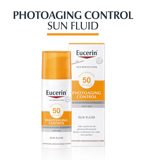 Accueil Eucerin Sun PROTECTION Photoaging Control Fluid SPF50+ 50ml