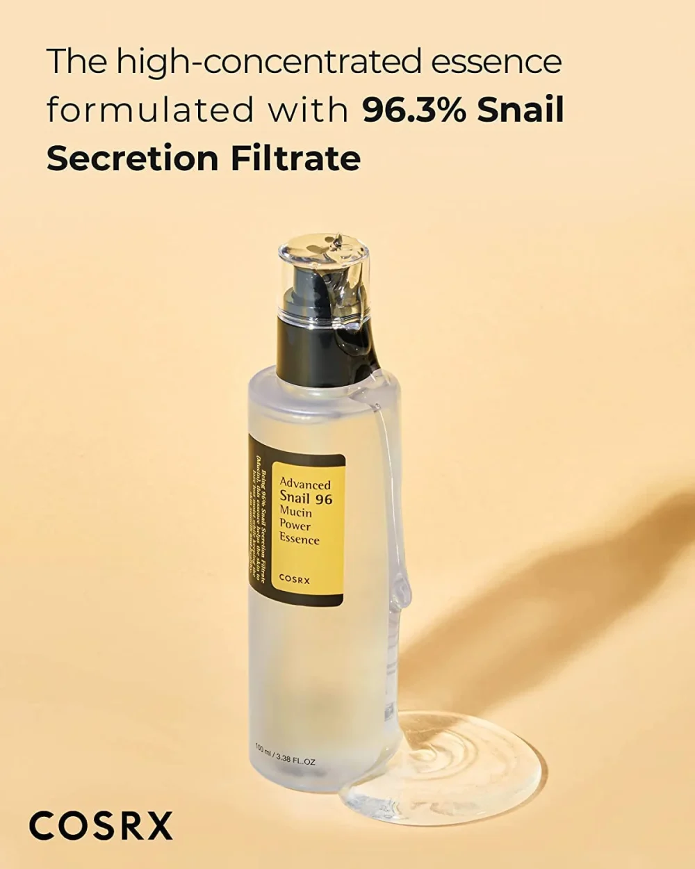 COSRX - Essence à la mucine d'escargot Advanced Snail 96 Mucin Power - 100ml