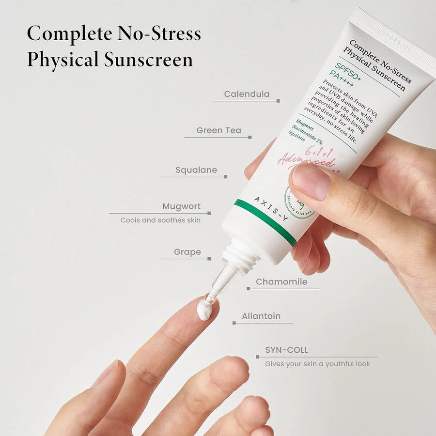 AXIS Y Complete No Stress Physical Sunscreen SPF 50+++ 50ml