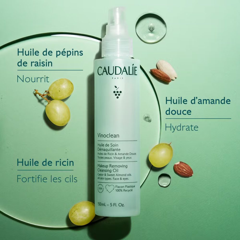 CAUDALIE VINOCLEAN HUILE DE SOIN DEMAQUILLANTE 150ML CAUDALIE VINOCLEAN HUILE DE SOIN DEMAQUILLANTE 150ML
