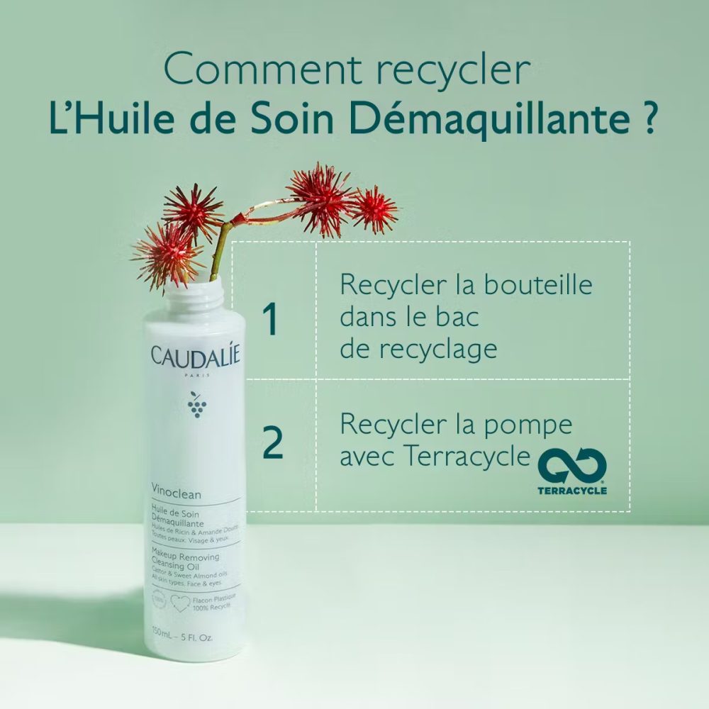 CAUDALIE VINOCLEAN HUILE DE SOIN DEMAQUILLANTE 150ML CAUDALIE VINOCLEAN HUILE DE SOIN DEMAQUILLANTE 150ML