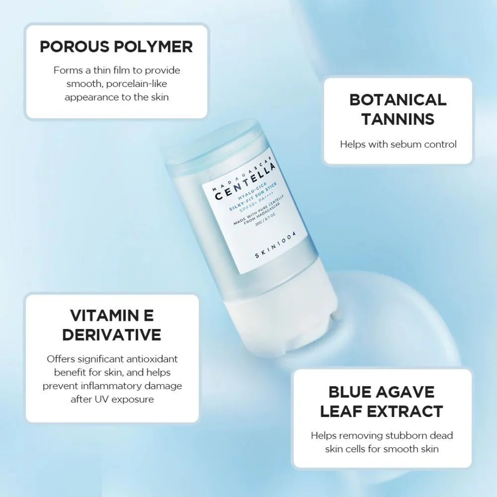 SKIN1004 Madagascar Centella Hyalu-Cica Silky Fit Sun Stick - 20g SKIN1004 Madagascar Centella Hyalu-Cica Silky Fit Sun Stick - 20g