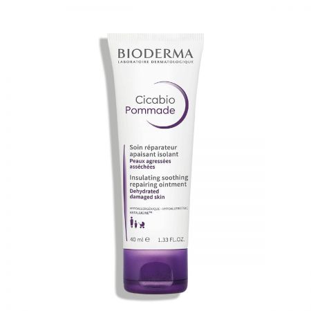 BIODERMA Cicabio Pommade - Soin réparateur apaisant isolant pour peaux agressées asséchées - 40ml