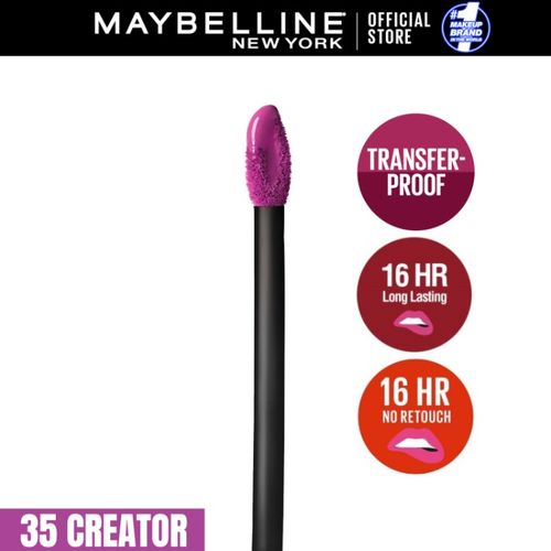 MAYBELLINE – ROUGE À LÈVRE MAT LIQUIDE – LONGUE TENUE – SUPERSTAY MATTE INK 5 ML: COLOR 15/20/65/75/80/130/155 MAYBELLINE – ROUGE À LÈVRE MAT LIQUIDE – LONGUE TENUE – SUPERSTAY MATTE INK 5 ML: COLOR 15/20/65/75/80/130/155