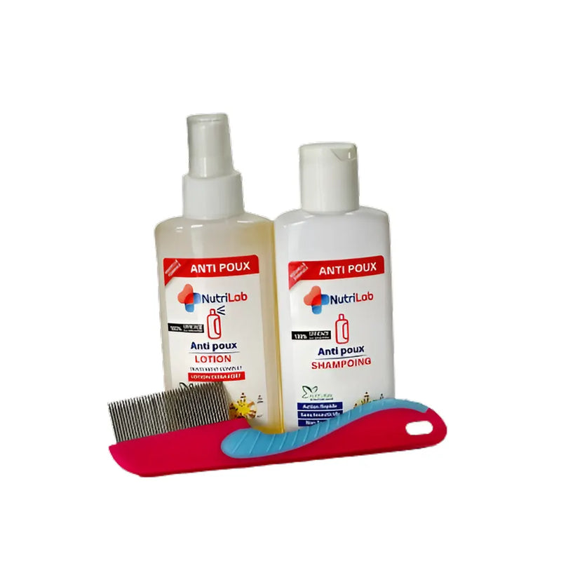Nutrilab anti poux lotion et shampoing 125ml pack 2en1