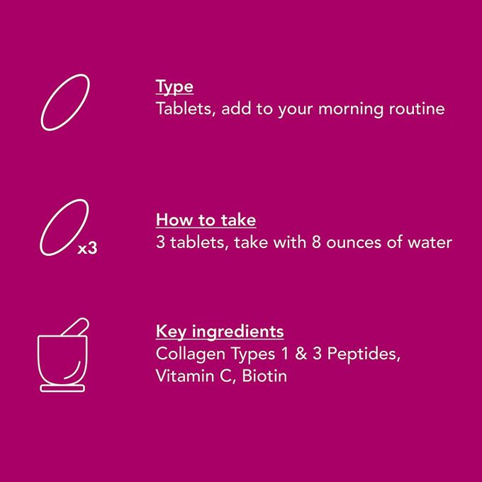 Neocell, Super collagène + Vitamin C & Biotin, 180 comprimés made in usa