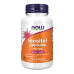 Now Foods Inositol 500 mg,fonction membranaire saine, santé cellulaire,100 gélules