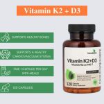 FutureBiotics Vitamines  D3 K2 MK 7- 5000 iu -120 capsules