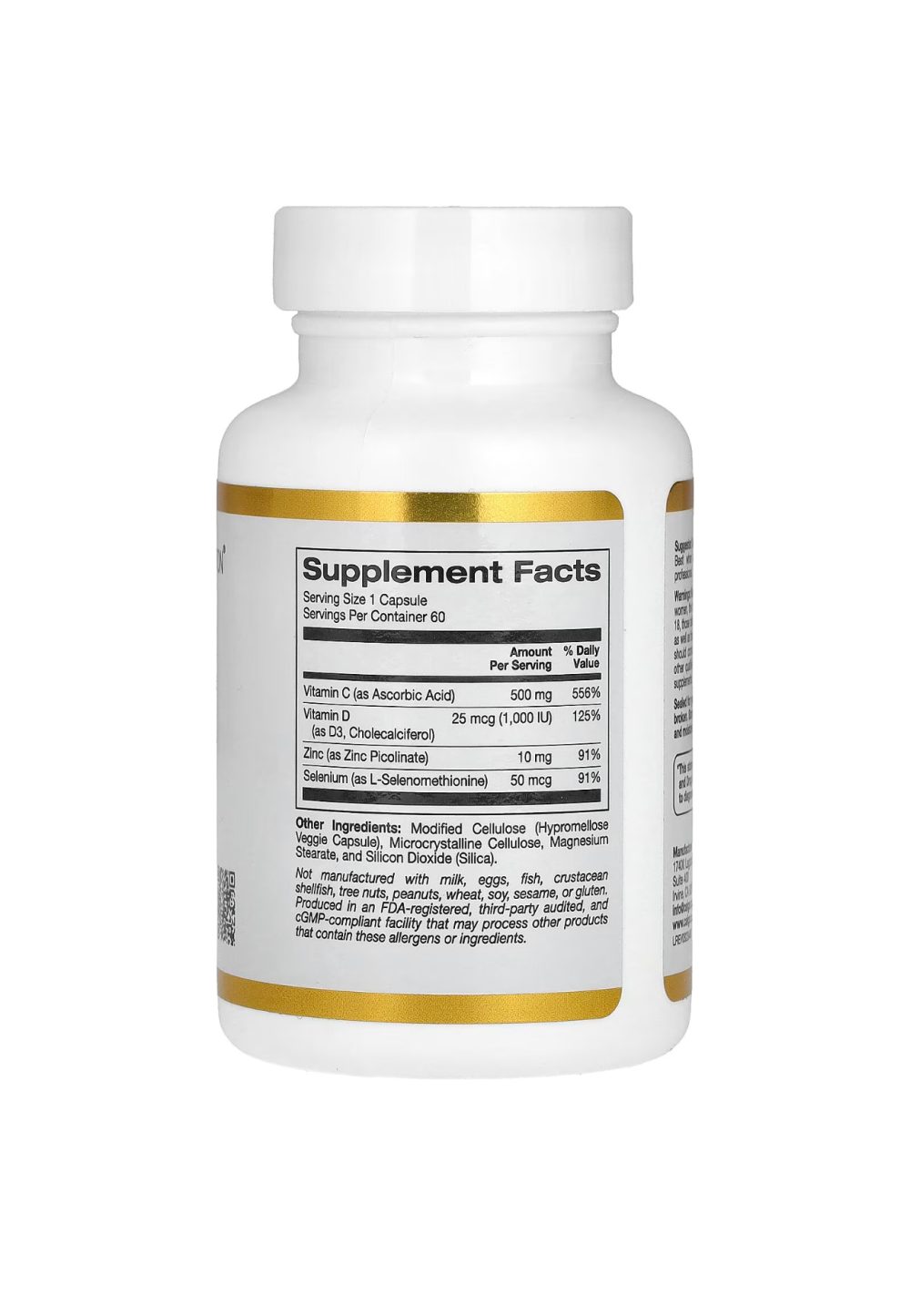 CALIFORNIA GOLD NUTRITION | IMMUNE 4 IMMUNE SUPPORT SYSTEM  60 CAPSULES