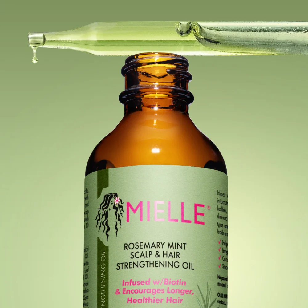 MIELLE - Rosemary Mint Scalp & Hair Strengthing Oil - 59ml MIELLE - Rosemary Mint Scalp & Hair Strengthing Oil - 59ml