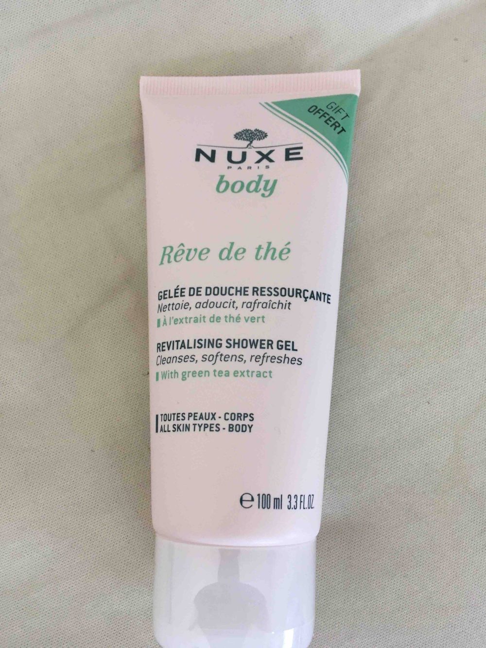 Nuxe Rêve de Thé Gelée de Douche Ressourçante – 100ml
